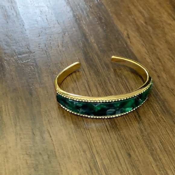 Ann Taylor tortoiseshell print cuff bracelet - Picture 2 of 12